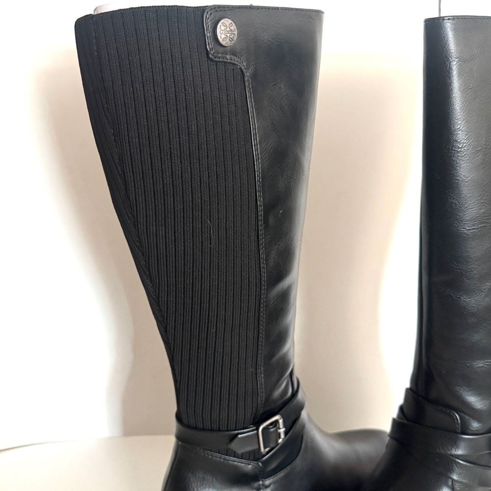 Life Stride Black Over the Knee Boots - Picture 8 of 16